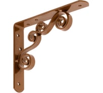 Кронштейн фигурный DOMART 150x125 мод.7 коричневый металлик 4660015161583