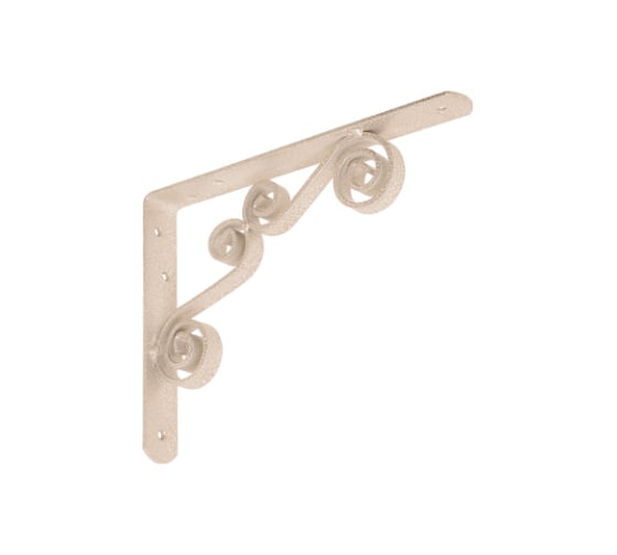 Кронштейн фигурный DOMART 200x150 мод.7 белый антик 4660015161842 1