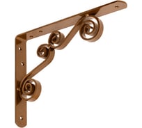 Кронштейн фигурный DOMART 200x150 мод.7 коричневый металлик 4660015165024