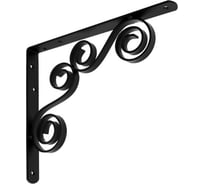 Кронштейн фигурный DOMART 250x200 мод.7 черный 4620031740087