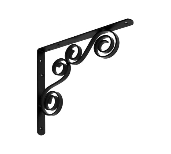 Кронштейн фигурный DOMART 250x200 мод.7 черный 4620031740087 1