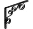 Кронштейн фигурный DOMART 250x200 мод.7 черный 4620031740087 1