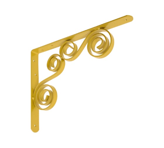 Кронштейн фигурный DOMART 300x225 мод.7 золото 4620031740148 1