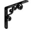 Кронштейн фигурный DOMART 150x125 мод.7 черный 4660015161798 1