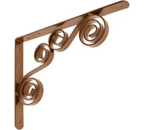 Кронштейн фигурный DOMART 300x225 мод.7 коричневый металлик 4620031740155