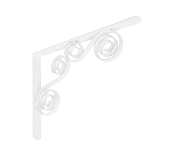 Кронштейн фигурный DOMART 300x225 мод.7 белый 4620031740117 1