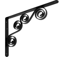 Кронштейн фигурный DOMART 350x250 мод.7 черный 4620031740278