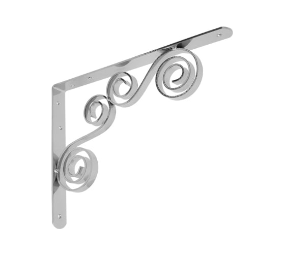 Кронштейн фигурный DOMART 300x225 мод.7 хром 4620031740186 1