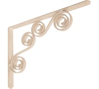 Кронштейн фигурный DOMART 350x250 мод.7 белый антик 4620031740223