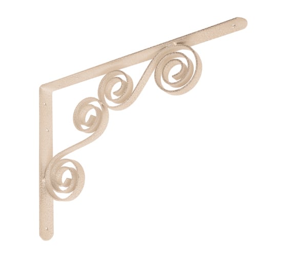 Кронштейн фигурный DOMART 350x250 мод.7 белый антик 4620031740223 1