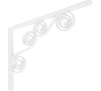 Кронштейн фигурный DOMART 350x250 мод.7 белый 4620031740216