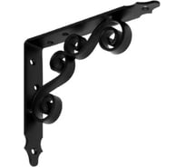 Кронштейн фигурный DOMART 150x125 мод.8 черный 4660015161156