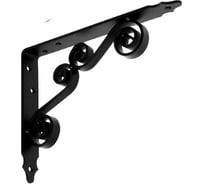 Кронштейн фигурный DOMART 200x150 мод.8 черный 4620031740384