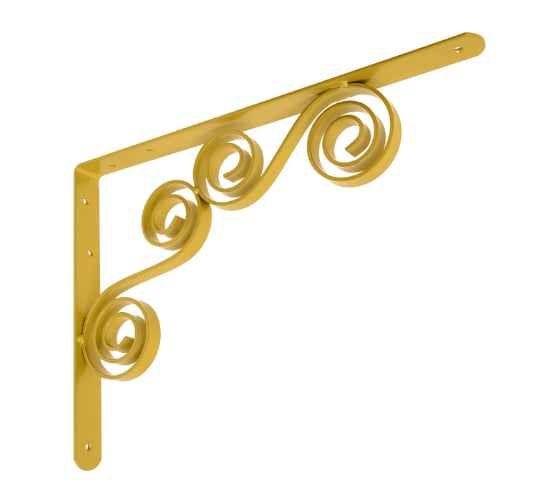 Кронштейн фигурный DOMART 350x250 мод.7 золото 4620031740247 1