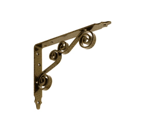 Кронштейн фигурный DOMART 200x150 мод.8 бронза антик 4620031740339 1