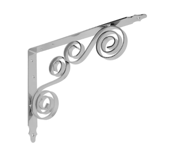 Кронштейн фигурный DOMART 300x225 мод.8 хром 4620031740582 1