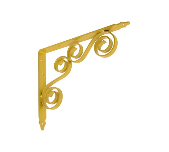 Кронштейн фигурный DOMART 250x200 мод.8 золото 4620031740445 1