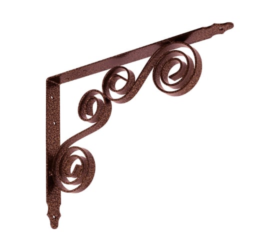 Кронштейн фигурный DOMART 300x225 мод.8 медь антик 4620031740568 1