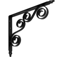 Кронштейн фигурный DOMART 250x200 мод.8 черный 4620031740490