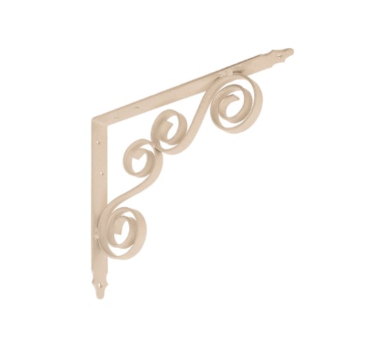 Кронштейн фигурный DOMART 250x200 мод.8 белый антик 4620031740421 1