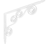 Кронштейн фигурный DOMART 350x250 мод.8 белый 4620031740612