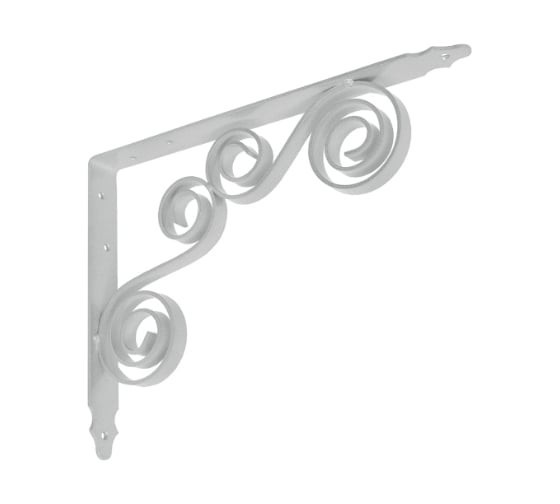 Кронштейн фигурный DOMART 300x225 мод.8 серый металлик 4620031740575 1