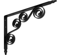 Кронштейн фигурный DOMART 350x250 мод.8 черный 4620031740674