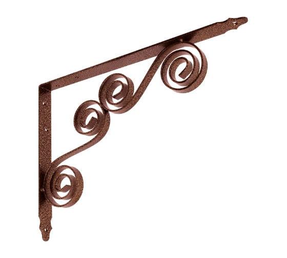 Кронштейн фигурный DOMART 350x250 мод.8 медь антик 4620031740667 1