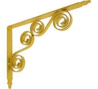 Кронштейн фигурный DOMART 350x250 мод.8 золото 4620031740643