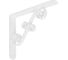 Кронштейн фигурный DOMART 150x125 мод.9 белый 4660015169824 1