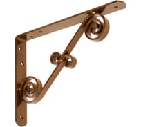 Кронштейн фигурный DOMART 200x150 мод.9 коричневый металлик 4620031740759