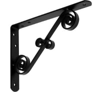 Кронштейн фигурный DOMART 200x150 мод.9 черный 4620031740780