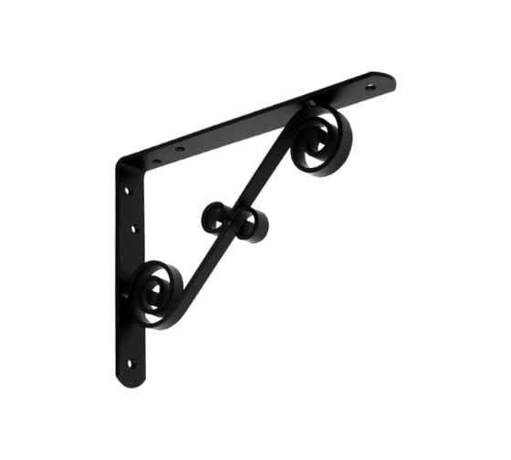 Кронштейн фигурный DOMART 200x150 мод.9 черный 4620031740780 1