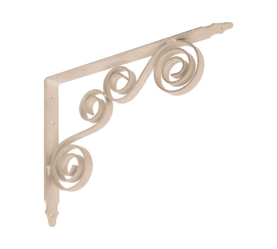 Кронштейн фигурный DOMART 300x225 мод.8 белый антик 4620031740520 1