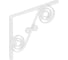 Кронштейн фигурный DOMART 250x200 мод.9 белый 4620031740810 1