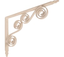 Кронштейн фигурный DOMART 350x250 мод.8 белый антик 4620031740629