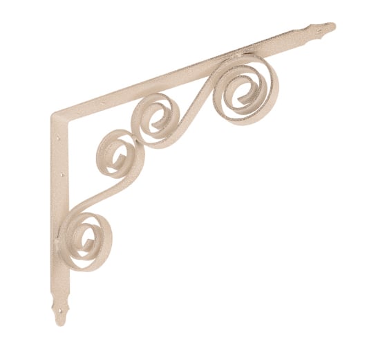 Кронштейн фигурный DOMART 350x250 мод.8 белый антик 4620031740629 1