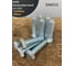 Болт высокопрочный 12х60 мм 23 БОЛТА DIN933 класс прочности 12.9, оцинкованный 100шт. б1299331260оцф100 2