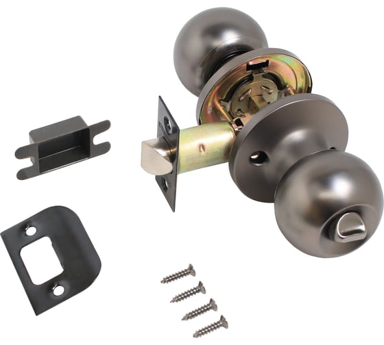 Защёлка СТАНДАРТ 607 BK BN черный никель фикс 13034 1