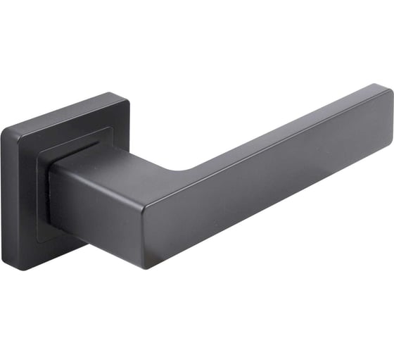 Комплект ручек СТАНДАРТ P72 BL матовый черный квадрат 100 мм 17249 1