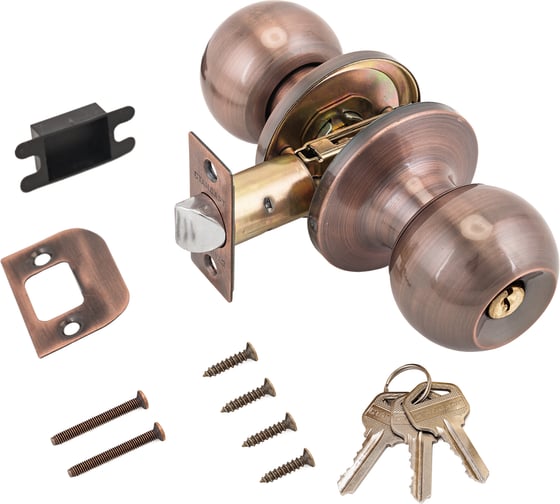 Защёлка СТАНДАРТ 607 ET AC ст.медь кл/фикс 9864 1