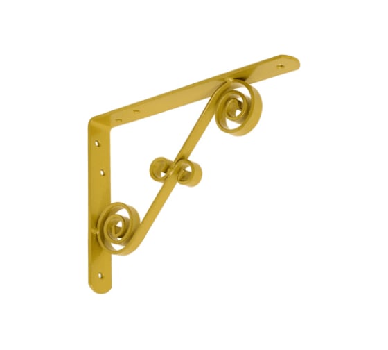 Кронштейн фигурный DOMART 200x150 мод.9 золото 4620031740742 1