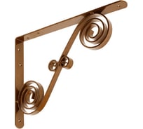 Кронштейн фигурный DOMART 300x225 мод.9 коричневый металлик 4620031740957