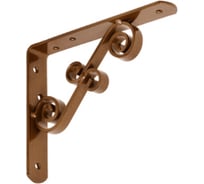 Кронштейн фигурный DOMART 150x125 мод.9 коричневый металлик 4660015169947