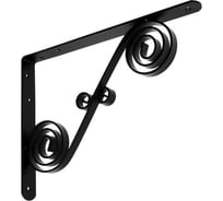 Кронштейн фигурный DOMART 300x225 мод.9 черный 4620031740995