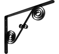 Кронштейн фигурный DOMART 350x250 мод.9 черный 4620031741060