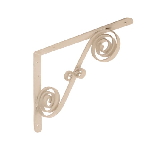 Кронштейн фигурный DOMART 300x225 мод.9 белый антик 4620031740926 1