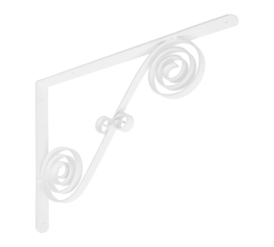 Кронштейн фигурный DOMART 350x250 мод.9 белый 4620031741015 1