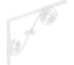 Кронштейн фигурный DOMART 350x250 мод.9 белый 4620031741015 1
