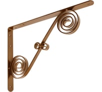 Кронштейн фигурный DOMART 350x250 мод.9 коричневый металлик 4620031741046